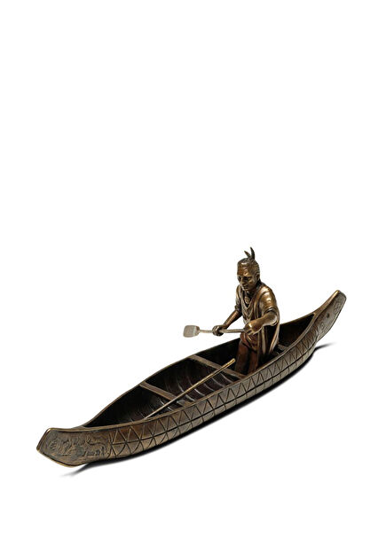 Native American Canoeist