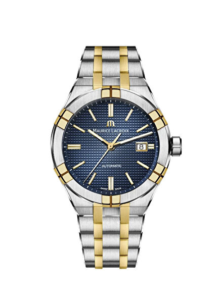 ML-AI6008SY013432-1 Altın Rengi Metalik Gri Erkek Kol Saati