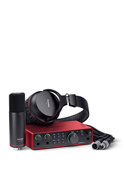 Focusrite Scarlett 2i2 Studio Gen 4 Recording Package