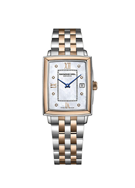 RW5925SP500995 Rose Gold Metallic Grey Diamond Women's Wristwatch