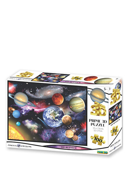 Solar System 100 Piece 3D Puzzle