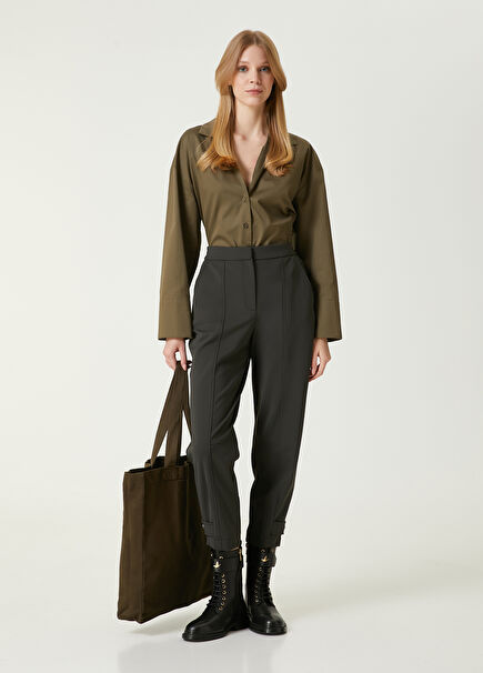 Khaki Scuba Jogger Pants