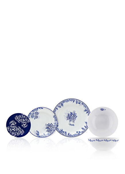 Georgian Collection Porcelain 16 Piece Dinnerware Set