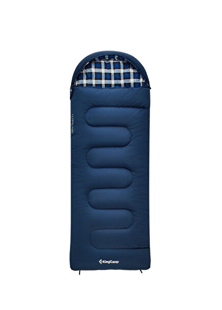 Cloud 400 Ultra -15°C Right F. Navy Single Large Sleeping Bag 