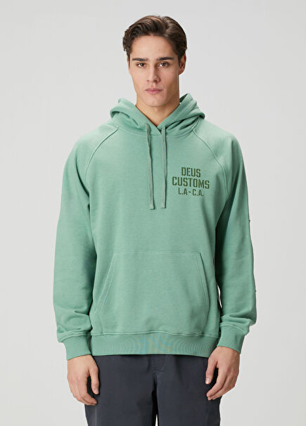 Quay Yeşil Kapüşonlu Sweatshirt