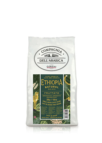 Ethiopia 100% Arabica Bean Coffee 250 gr