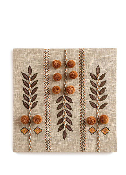 Leaf El Yapımı Natural Kanvas Tablo