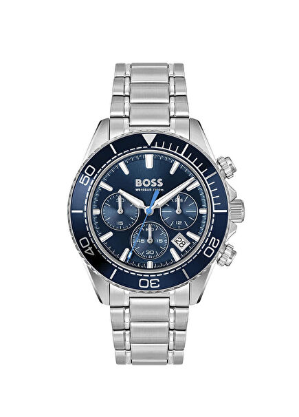 HB1514322 Metalik Gri Çelik Erkek Kol Saati