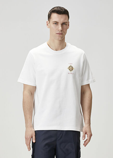 Plafond Orne De Musique Beyaz Organik Pamuk Tshirt