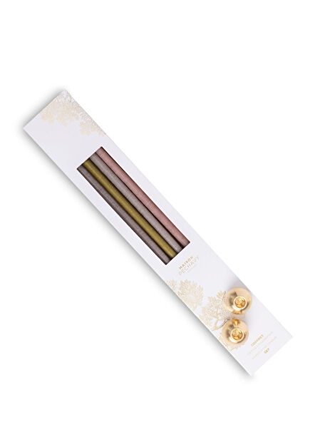 Victoria Blossom Multicolored Candle Set