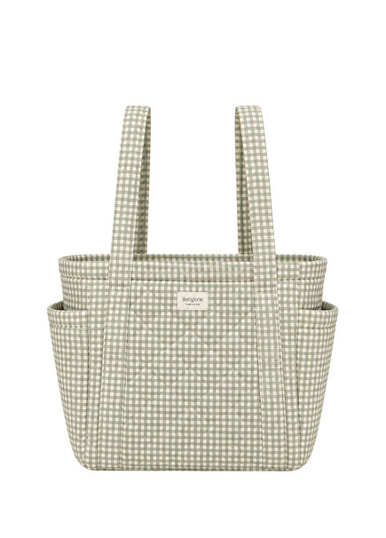 Mayko Green Check Mother Baby Care Bag