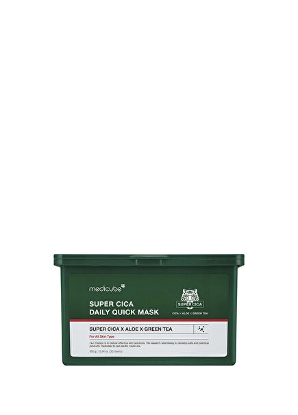 Super Cica Daily Quick Mask Besleyici & Stres Karşıtı 30'lu Günlük Cica Yüz Maskesi 350 gr