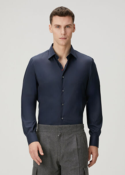 Lacivert Gömlek