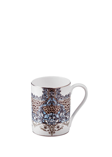 Palazzo Pitti Leopard Print Porcelain Mug