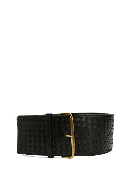 Alto Black Women's Leather Belt