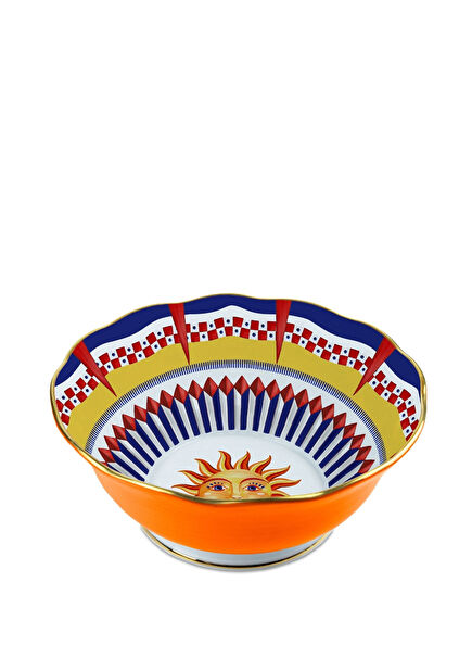 Dolce Vita Sun Colored Porcelain Salad Bowl 26 cm