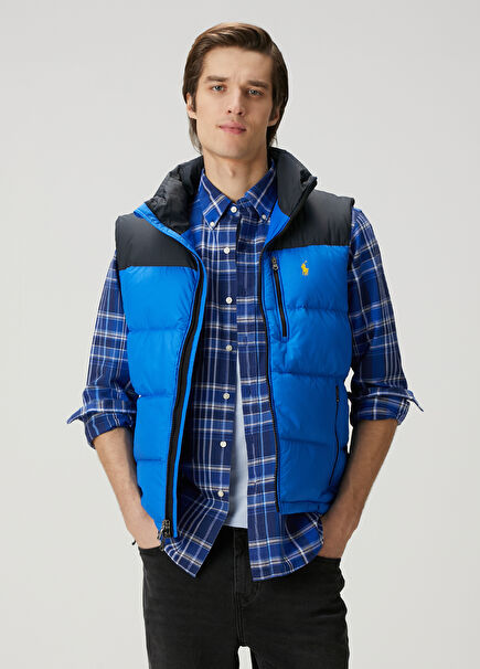 Dark Blue Puff Vest