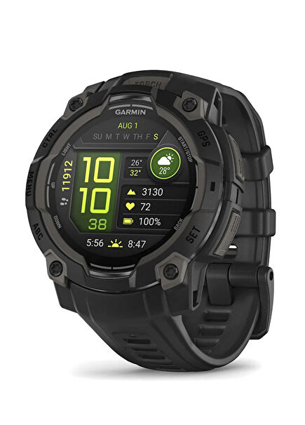Garmin Instinct 3 45mm Amoled Black Smartwatch