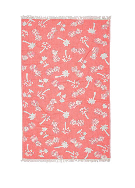 Palmsprings Turuncu Pamuklu Peştemal