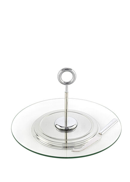 Cam Peynir Sevis Tabağı Seti