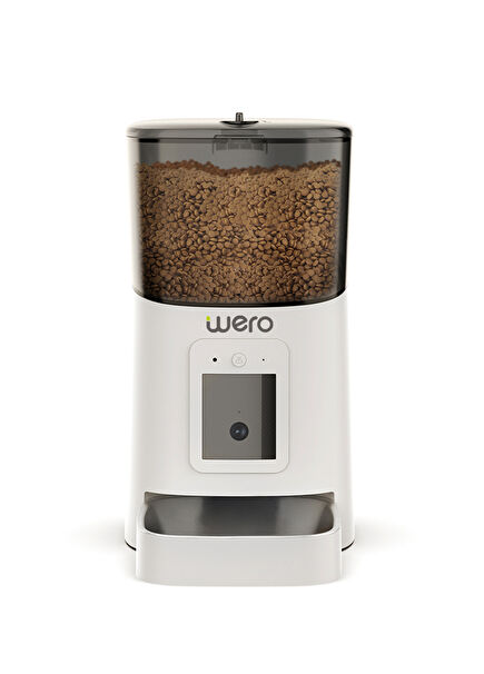 Wifi Kontrollü Ayarlanabilir Kameralı Metal Kase Akıllı Mama Kabı 6 Lt