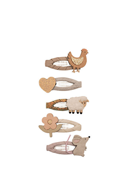 Farm Animal Mini Farm Animals Figure 5 Pcs Girls Buckle