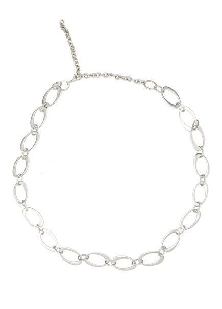 Silver Kadın Metalik Zincir Kemer