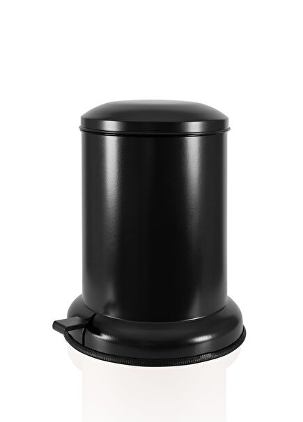Black Pedal Metal Trash Can
