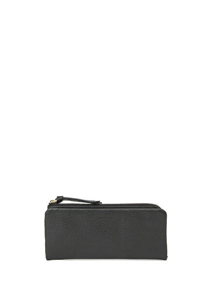 Black Women Leather Wallet