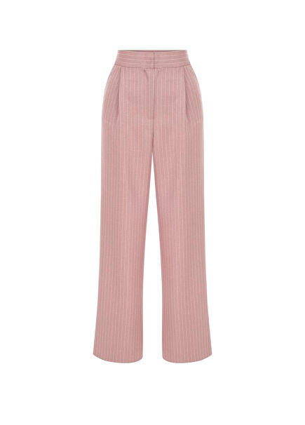 Lucien Light Pink Palazzo Women's Trousers