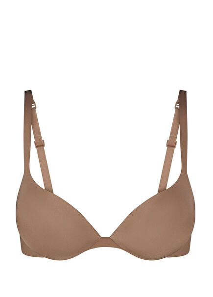 Teardrop Push Up Brown Bra