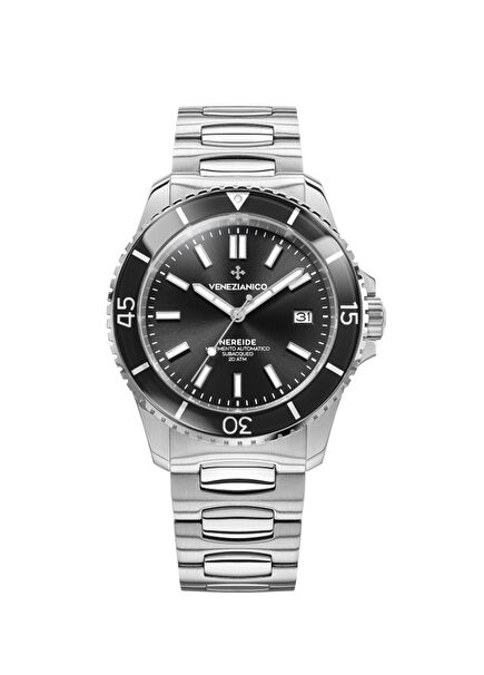 3321504C Nereide 42 Kurmalı Otomatik Gri Çelik Erkek Kol Saati