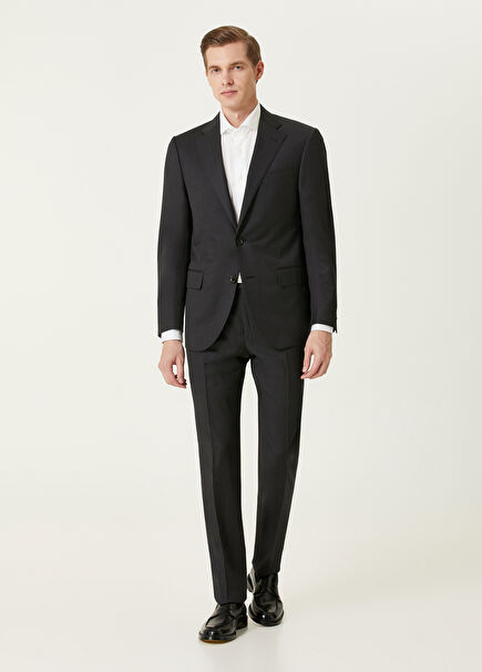 Antrasit Yün Takım Elbise