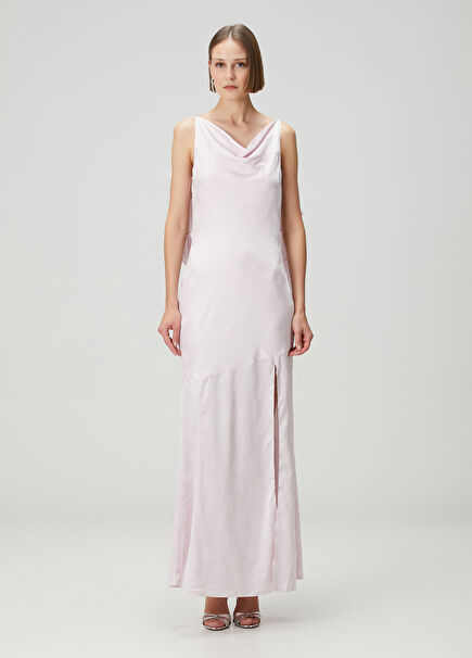 Pink Maxi Evening Dress