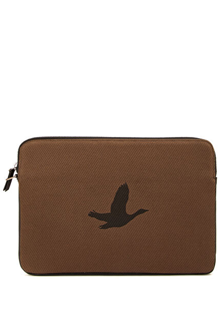 Khaki Branded Laptop Bag