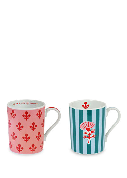 Joy Collection Porcelain Mug Set of 2