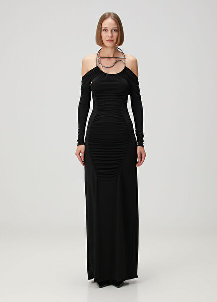 Black Maxi Evening Dress