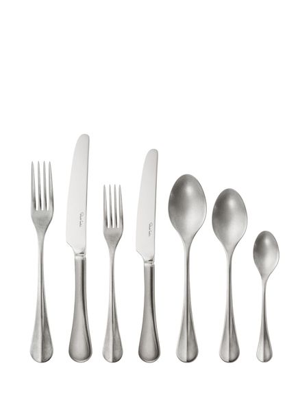 Baguette 84 Piece 12 Person Steel Cutlery Set