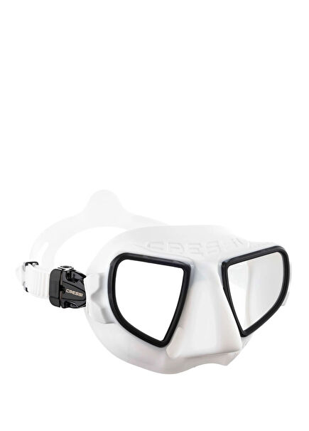 Atom White Black Unisex Dalış ve Yüzme Maskesi