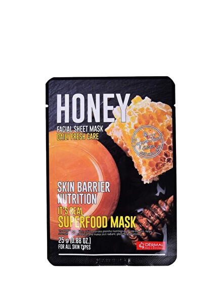 Honey Facial Sheet Mask Barrier Strengthening & Nourishing Honey Face Mask 25g