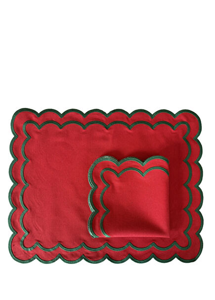 Florence 2 Pack American Service and Napkin Set