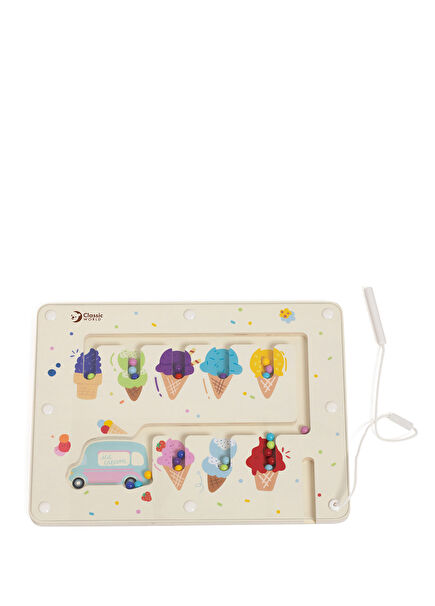 Ahşap Mıknatıslı Renk Eşleştirme Oyunu