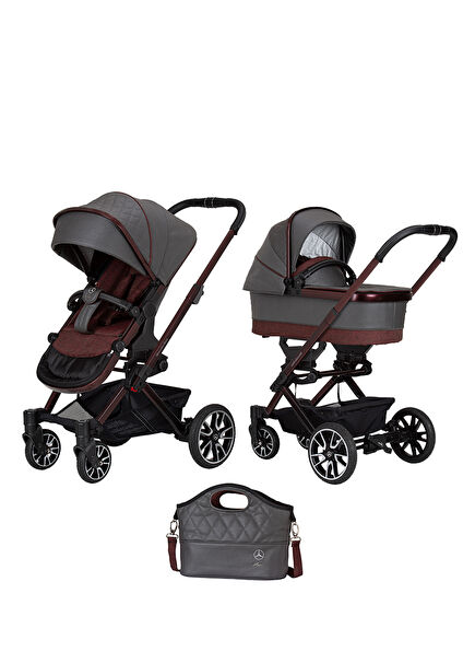 Avantgarde Rubellit Koyu Gri Seyahat Sistem Bebek Arabası 