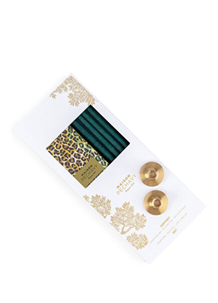 Malachite Multicolored Candle Set