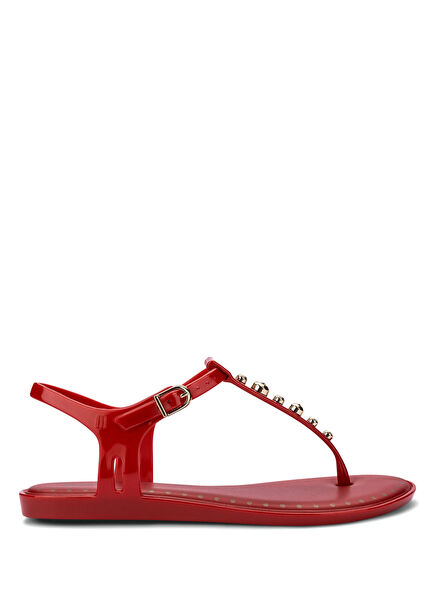Solar Boho Ad Kırmızı Kadın Sandalet