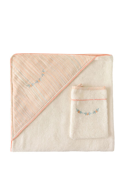 Golden Moments Cotton Baby Girl Towel Set