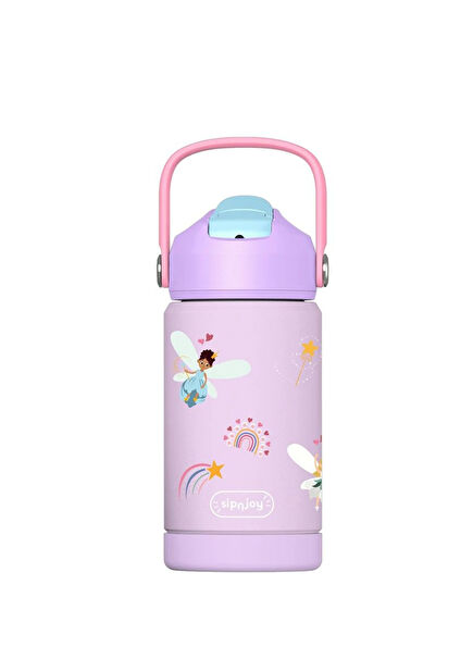 FlipSip Fairy Sparkle Çelik Çocuk Suluk Matara 360 ml 