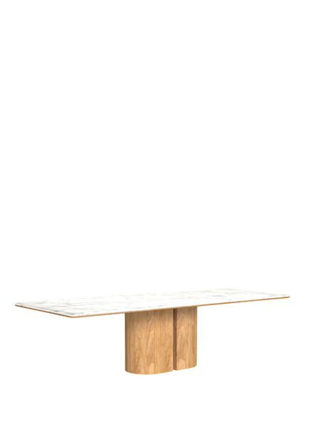 Itaca Light Coffee Teak Wood Garden Table