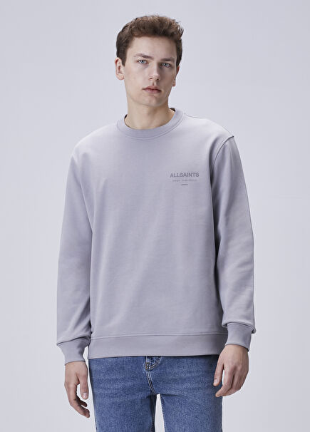 Relaxed Fit Underground Logo Baskılı Sweatshirt
