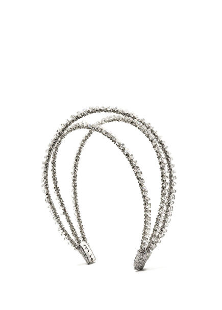 Sima Twin Cross Silver Women's Crown